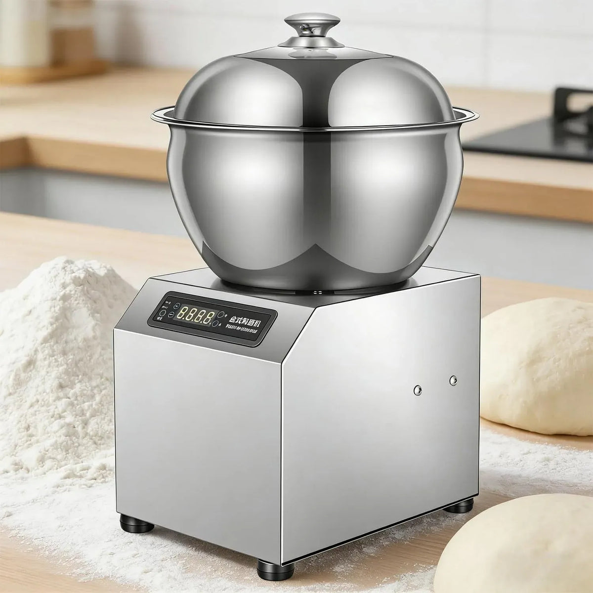 Machine à Pétrir, 8 Kg, amovible, acier inoxydable