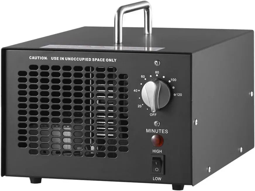 Purificateur d'air, générateur 3.5-7g, minuteur, professionnel, noir