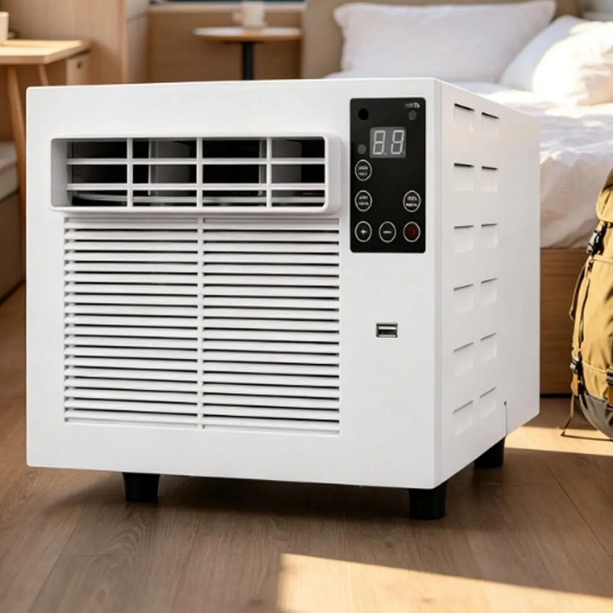 Climatiseur, 280 W, portable, camping, Puissance De Refroidissement De 1876 Btu, Affichage LED, Télécommande AC