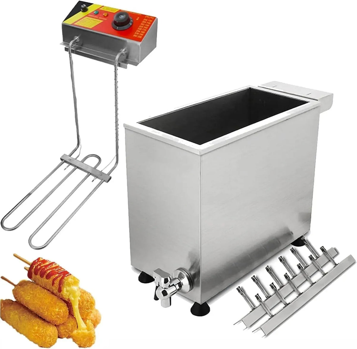 Machine à hot-dogs, 25 L, 000 W, professionnel, pour fromage