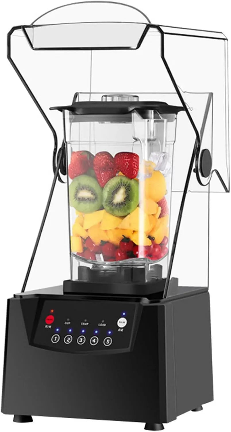 Blender, 1,8 L, 200 W, 5 programmes, professionnel, Bars à Jus et Maison, 5 Programmes et Fonction Pulse pour Cafés, Bol 1,8 L