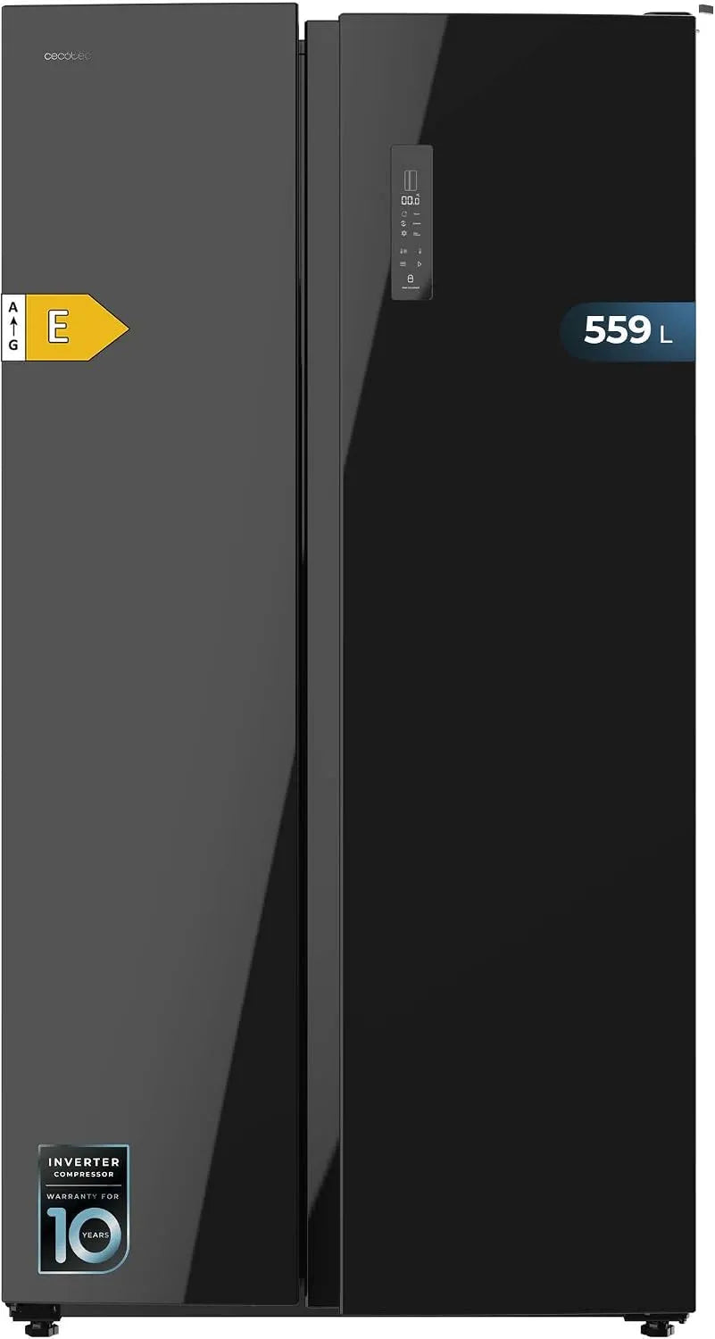 Cecotec Bolero CoolMarket SBS Réfrigérateur, 550 L, No Frost, Inverter, 177 cm de Hauteur et 90 cm de Largeur, Système Multi Air Flow