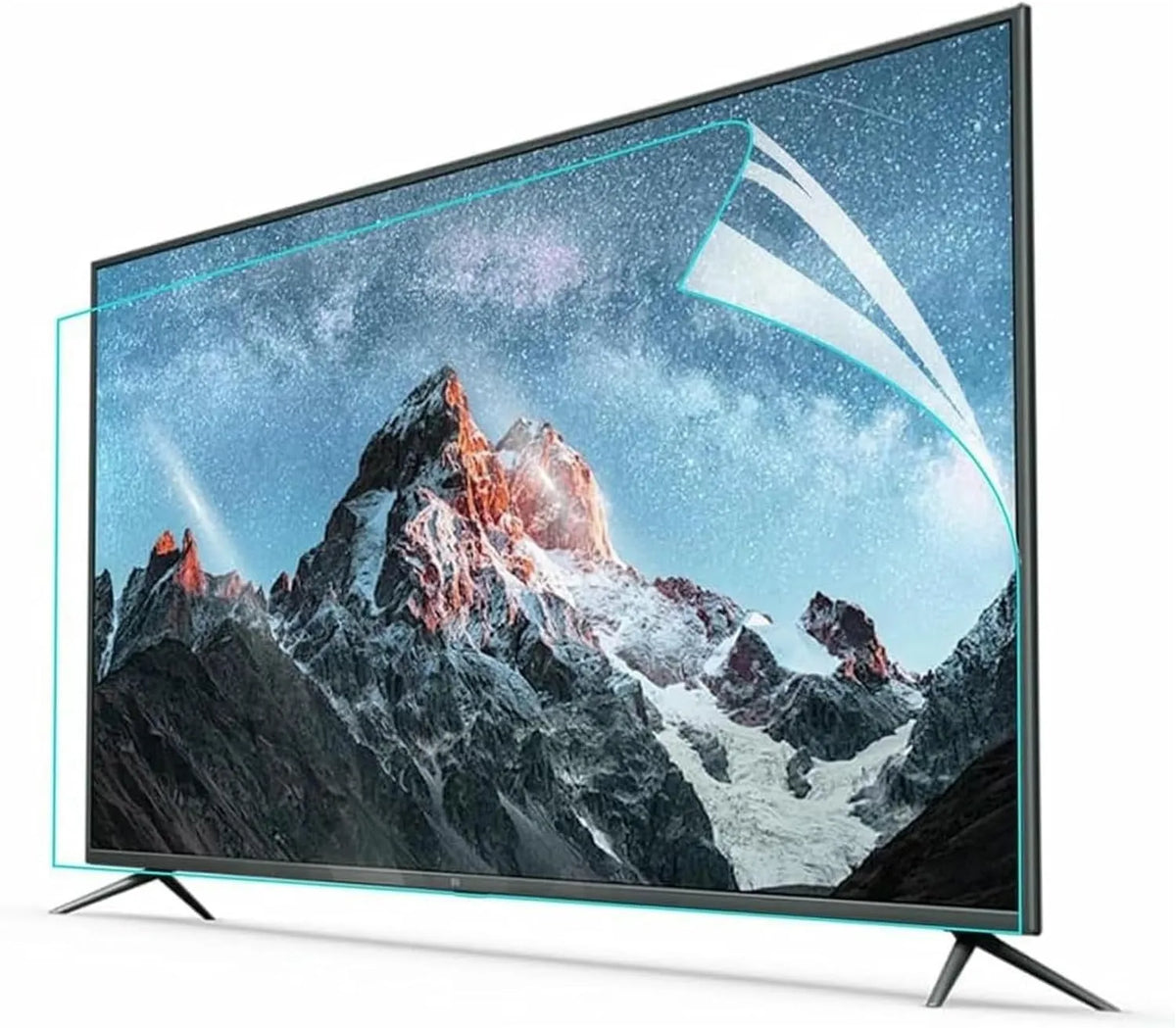 Smart TV, 50 pouces, téléviseur, anti-rayures for la protection des yeux, Film anti-éblouissement, anti-lumière bleue