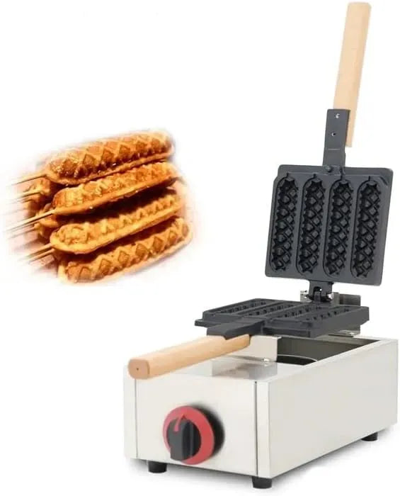 Machine à Gaufres, gaufrier électrique, professionnel, restaurant, food truck, revêtement antiadhésif, acier inoxydable
