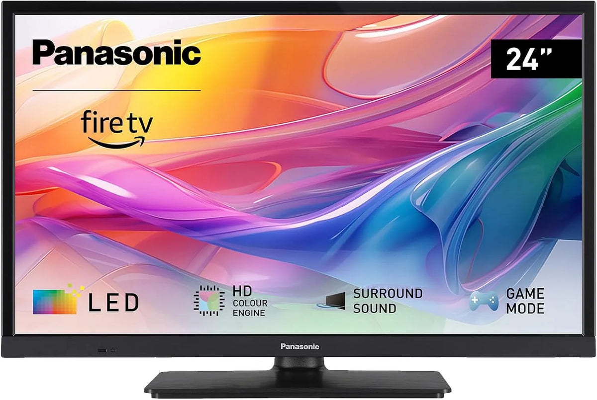 Panasonic TV-24S50AEZC Smart TV, 24 pouces, téléviseur, HDR, HD Colour Engine, Série S50, Contrôle Vocal Alexa, Lecteur Média, Fire TV, Mode Jeu