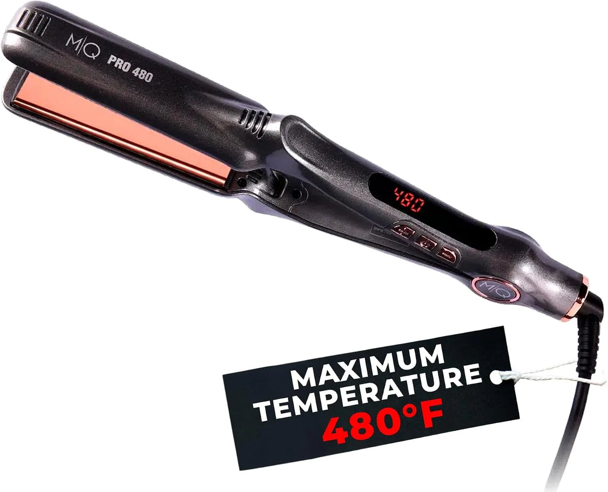 Lisseur cheveux, fer à lisser, professionnel, fer à lisser les cheveux, Lisseur professionnel M Q Pro 480 Titane Bivolt Automatique 480° F-250° C