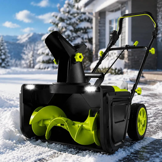 2Batteries, machine de déneigement, 40 V, 7,6 m, sans fil