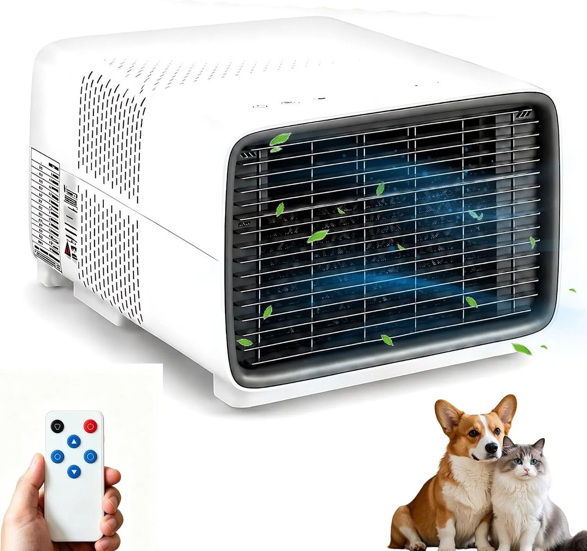 Climatiseur, 280 W, portable, silencieux, camping, 3 en 1 Refroidisseur Déshumidificateur Ventilateur, Écoénergétique 280W, pour Camping, Van
