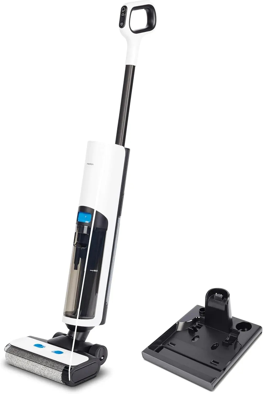H30 2en1 appareil électrique de nettoyage des sols, Nettoyeur, Batterie, Brosse, grand réservoir, sans fil, MEDION