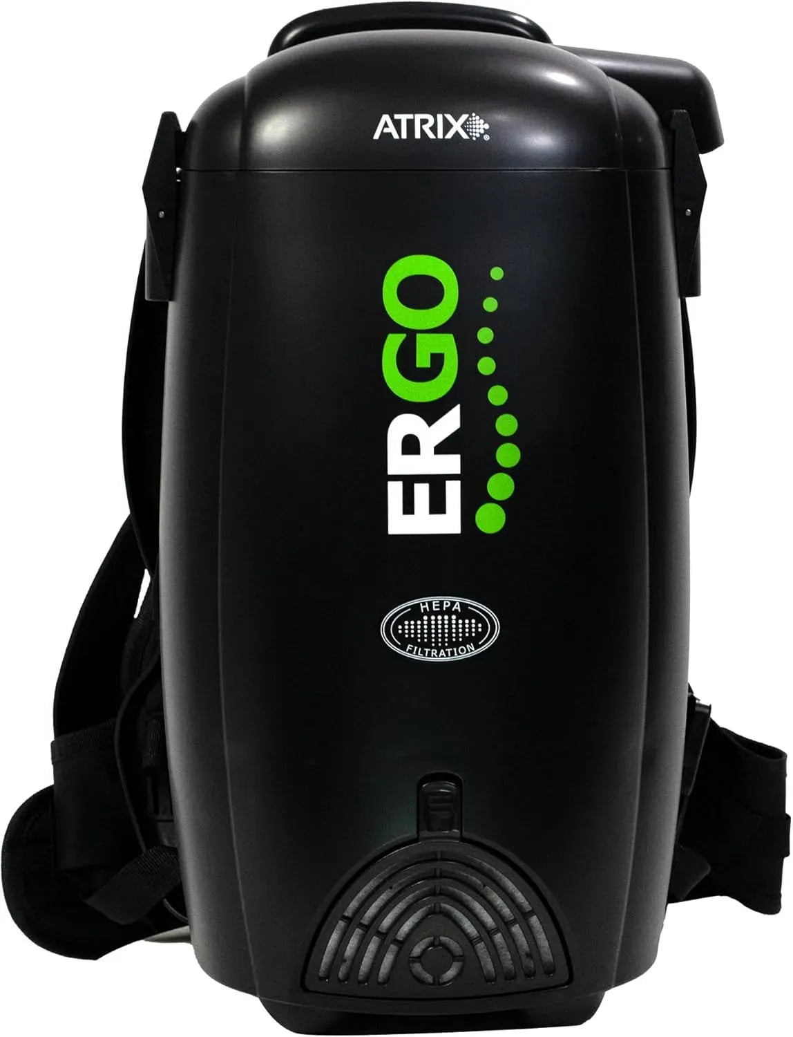Aspirateur, Atrix VACBP10, noir, appareil électrique d'aspiration, Aspirateur à Dos HEPA avec filtres supplémentaires