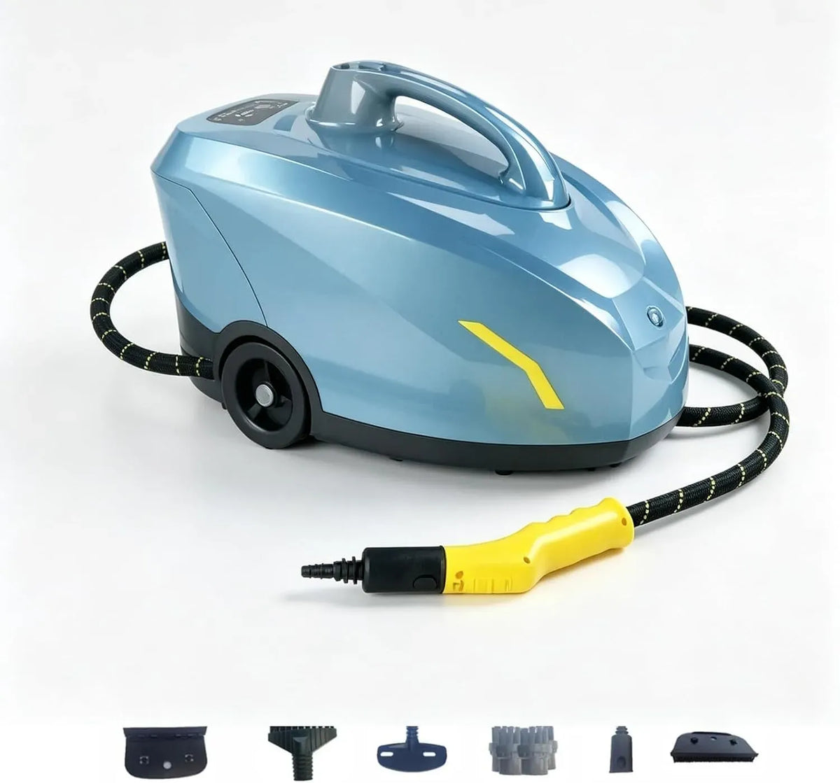 Nettoyeur vapeur, 2 L, 3000 W, portable, industriel, grand réservoir, Pression De Vapeur 4–5,5 Bars, Chauffe Rapide En 30 S, Débit De Vapeur Continu