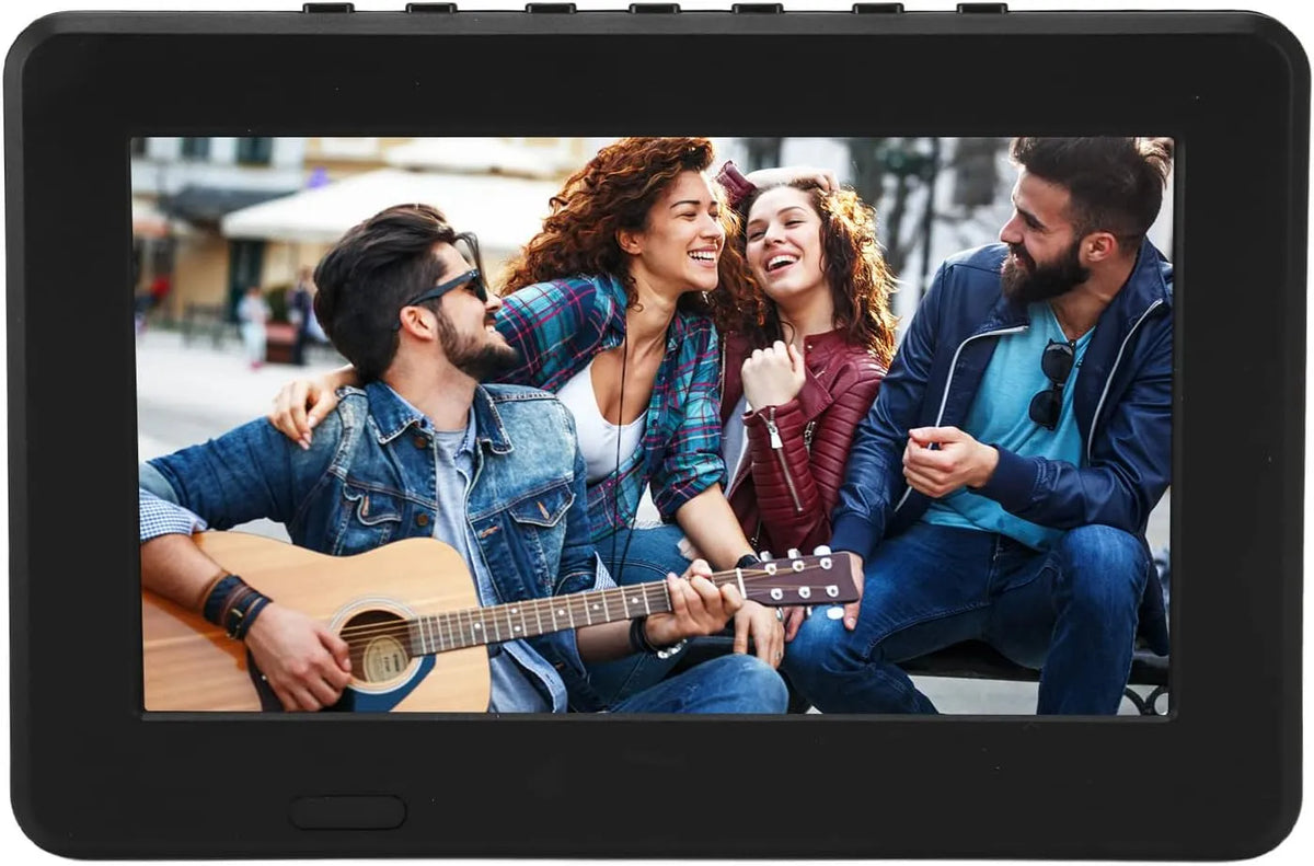 Moniteur, portable, USB, Mini TV pour Le, Batterie Rechargeable Intégrée, Lecteur Vidéo Portable de Télévision Numérique LED HD 16: 9 avec Fente pour