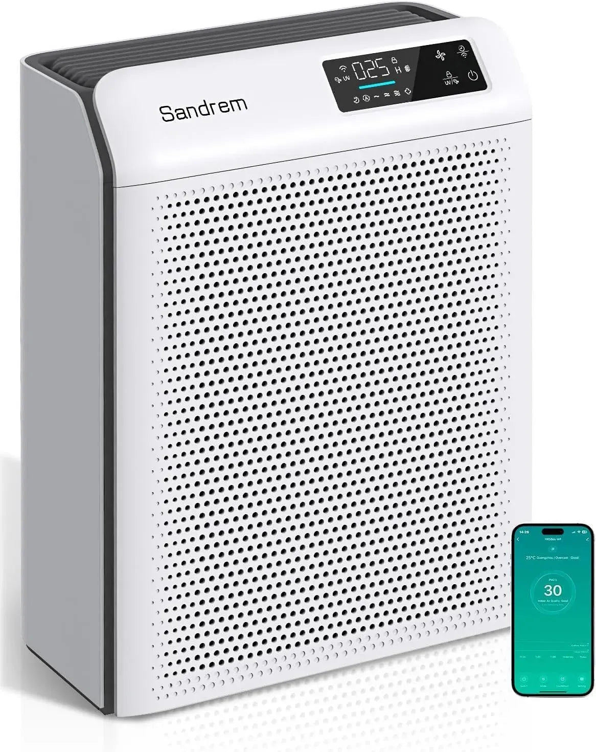 CADR 300 H13 Filtre, 300 m³/h, décoration de salon, silencieux, pour Chambre Bureau Salon