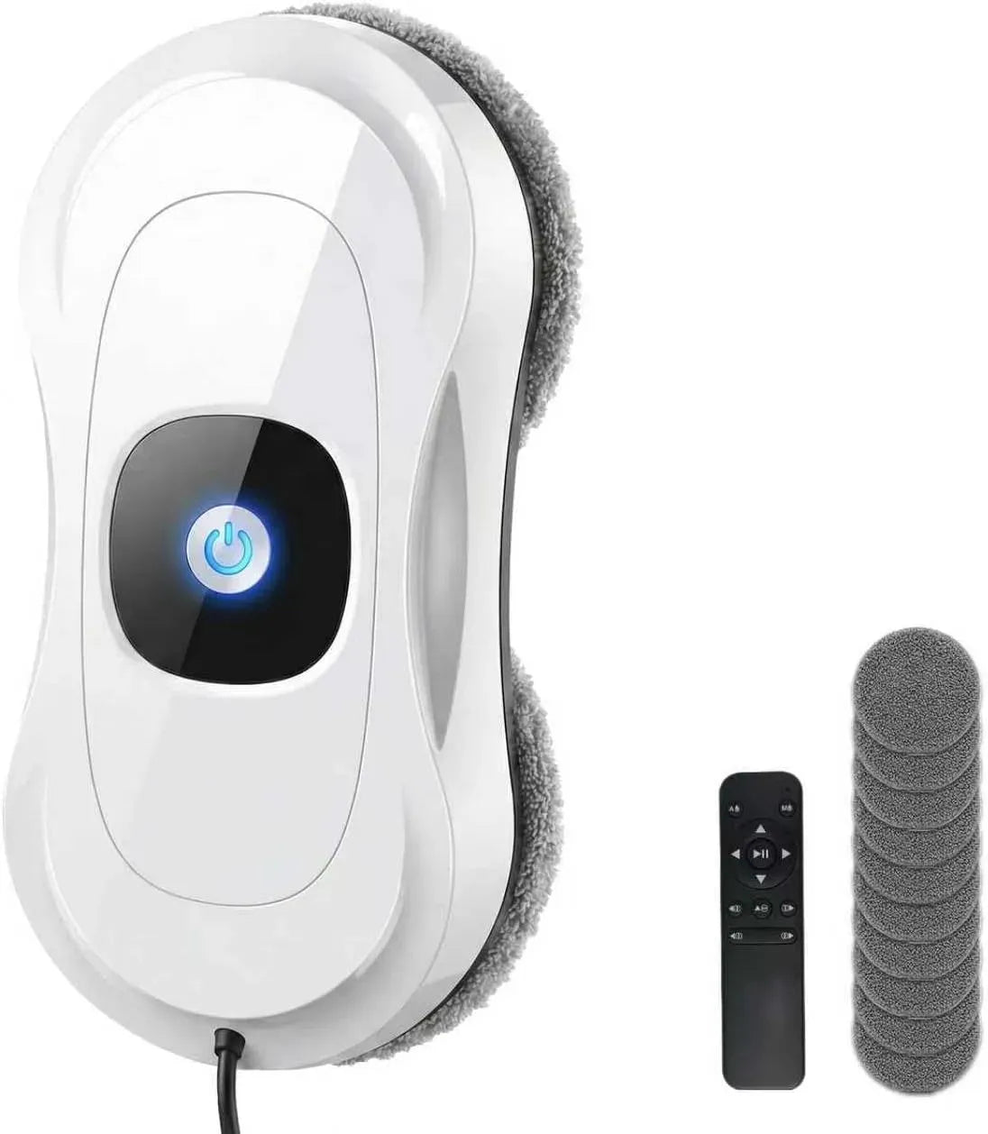 robot aspirateur laveur, Nettoyeur, nettoyeur électrique de vitres, 50 ML, grand réservoir, pour Surfaces vitrées Lisses