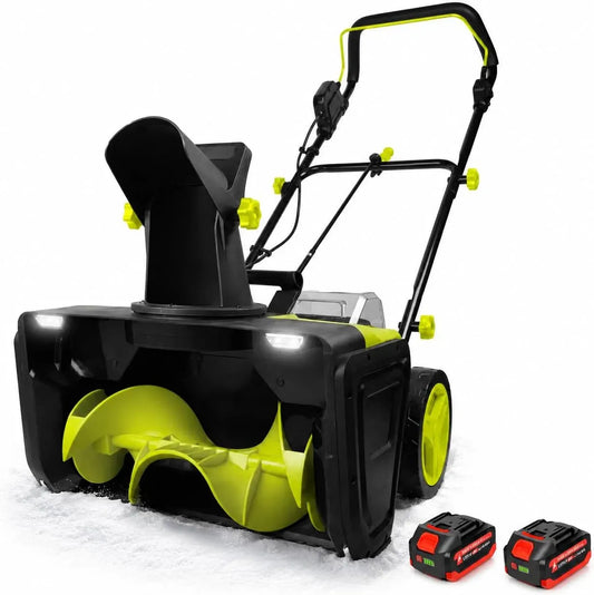 2Batt Machine De Déneigement, 25cm, 40 V, 25 cm, 50 cm, 7,6 m, sans fil
