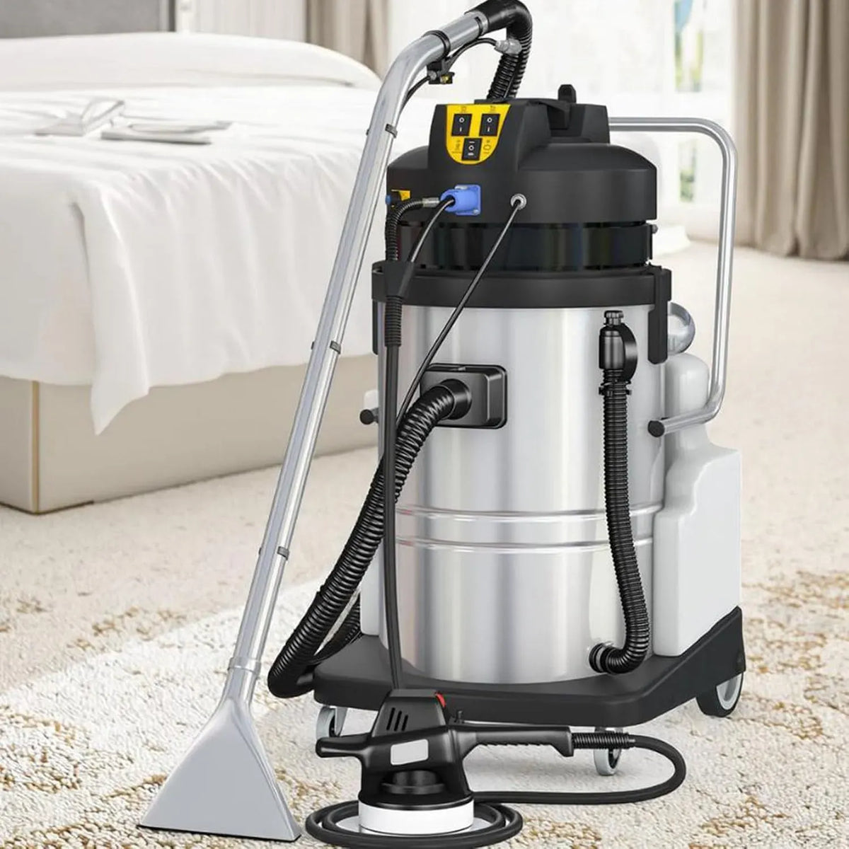 Lave-linge, 60 L, professionnel, Machine de Nettoyage de Tissus d'ameublement puissante 20L, Nettoyeur de Tapis Professionnel 20-60 L