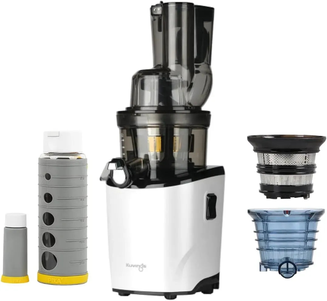 Extracteur de jus REVO830, blanc, presse-agrumes et extracteur, Extracteur de jus + kit sorbet smoothie + gourde sous vide