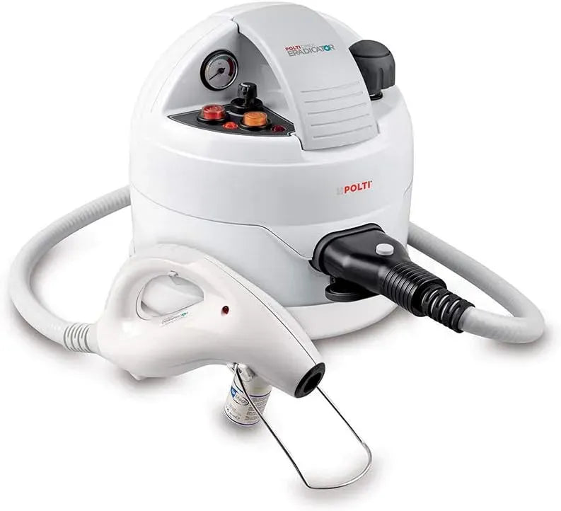 Nettoyeur vapeur, 2250 W, acier inoxydable, blanc, Vapeur Sèche Saturée Surchauffée jusqu'à 180C°